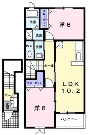 フェリーチェカーサの物件間取画像